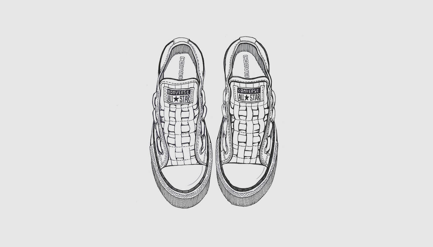Converse illustration by Yaoming Hao