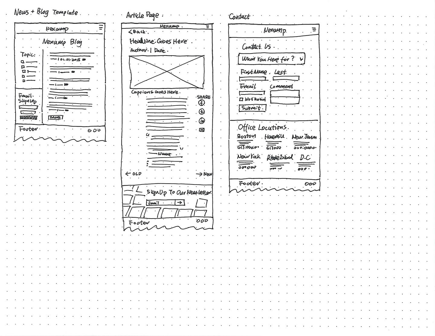 nexamp website wireframe 3